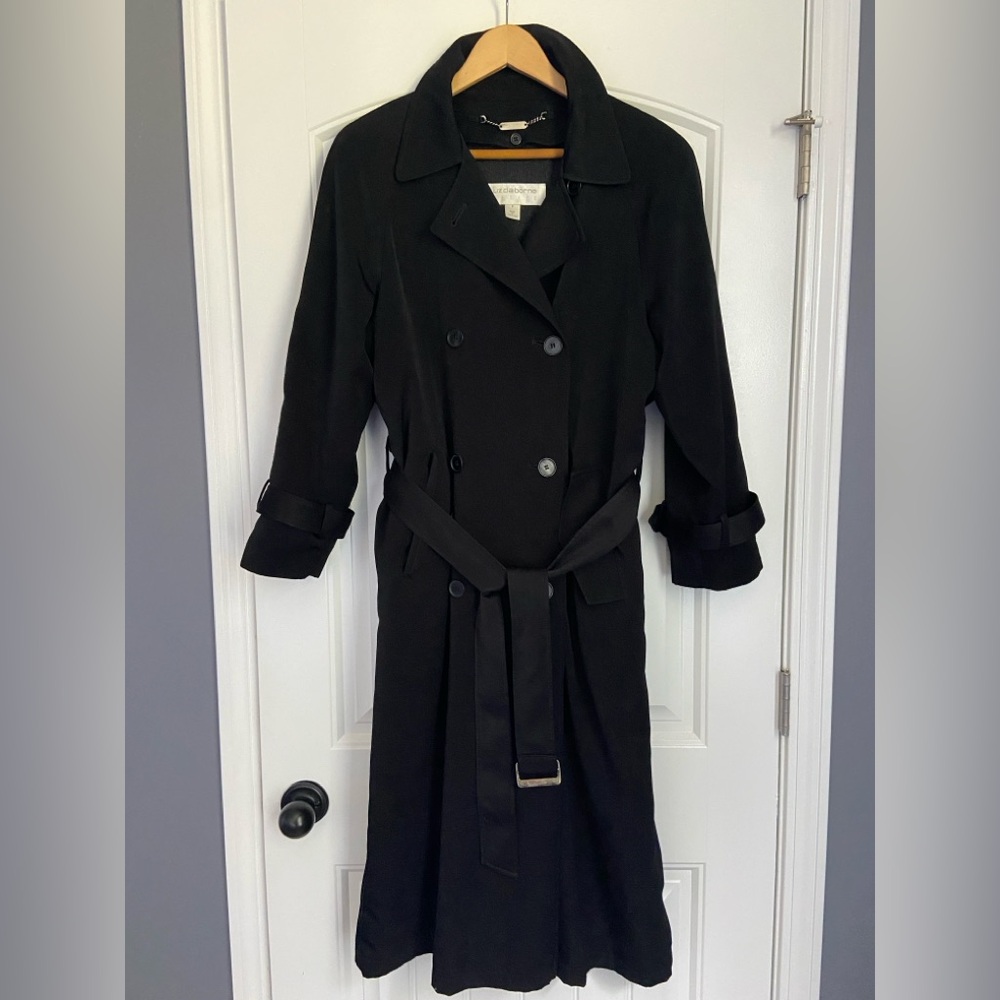 Liz Claiborne Wool Lined Trench Coat